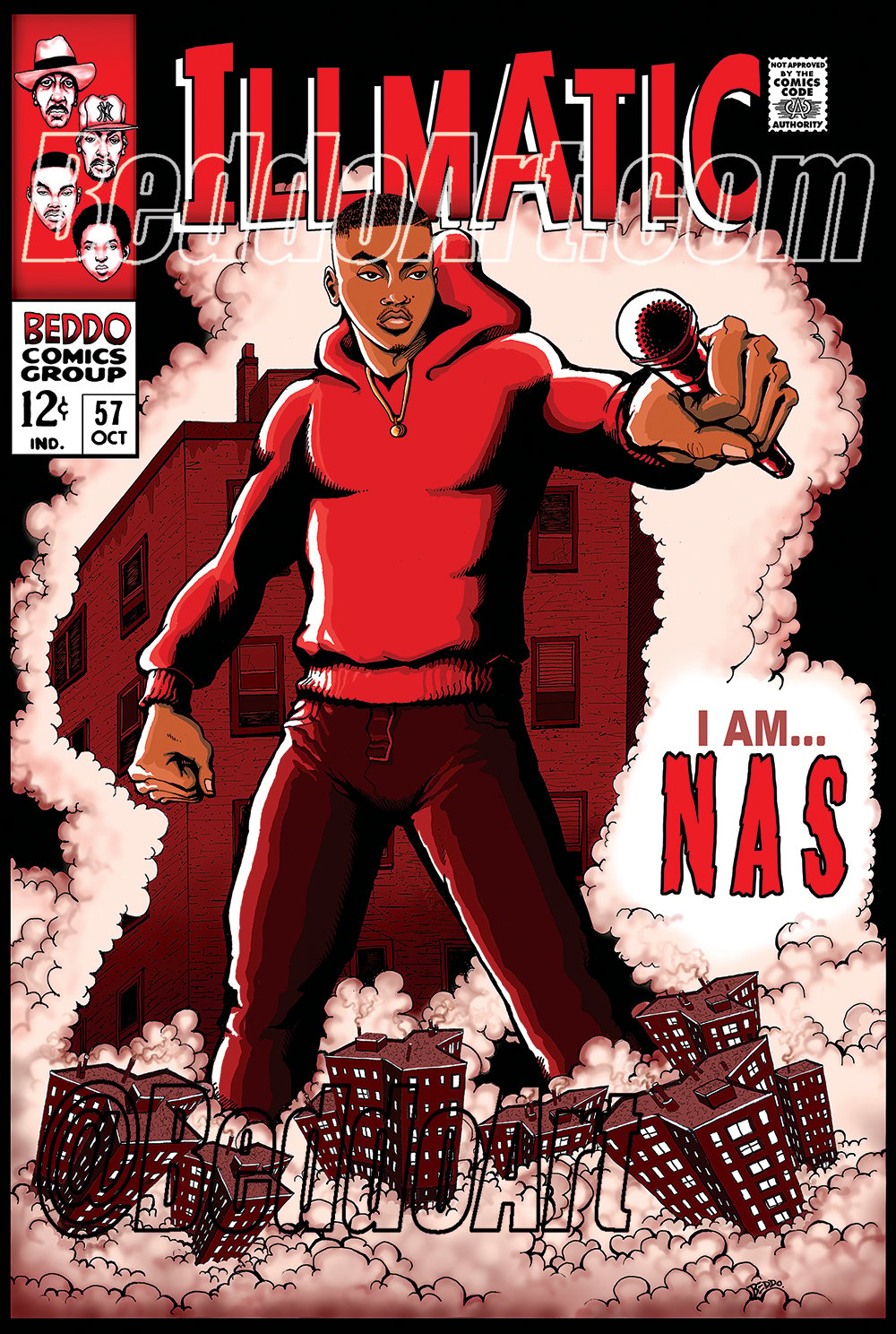 illmatic #57 Comic Book Cover (PRINT or POSTER) | Beddo Art